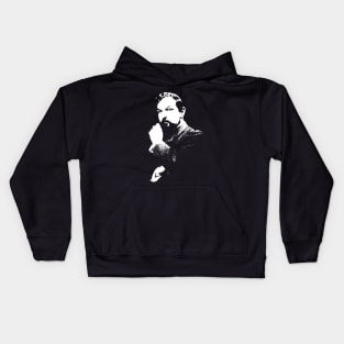 Claude Debussy portrait Kids Hoodie